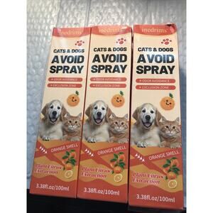 Cats & Dogs Avoid Spray- Effective Indoor & Outdoor Use Exp 09/06/28 3 Pack